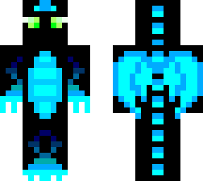 blue enderman dragon