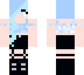 blue girl