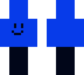 blue smile man