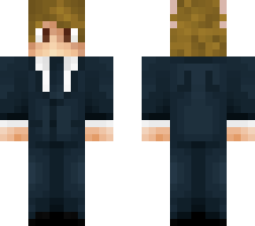 blue suit