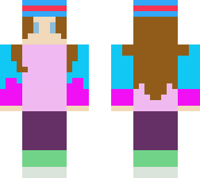 colorful runner in a hoddie