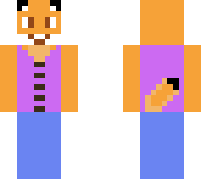 fox with violet vest