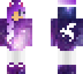galaxy kitty dragon gamer girl (white)
