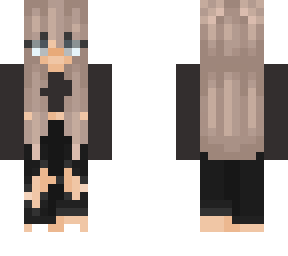 girl black outfit