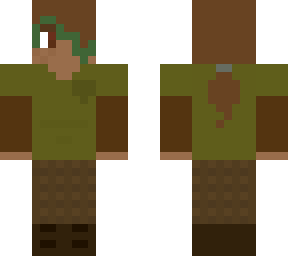 grass block gijinka (unshaded) - free to use