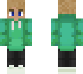 green hoodie