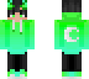 green hoodie demon