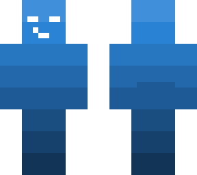 herobrine in blue
