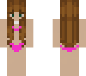 hot pink bikini