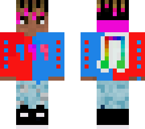 juice wrld red n blue