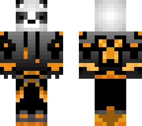 orange gamer panda