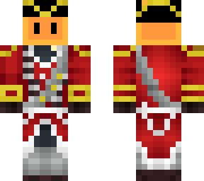 orange man red coat
