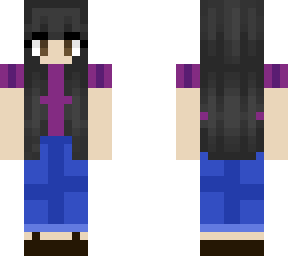 purple-blue girl
