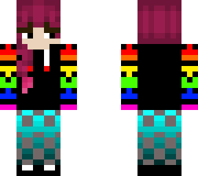 rainbow girl