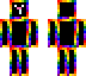 rainbow man + drooling