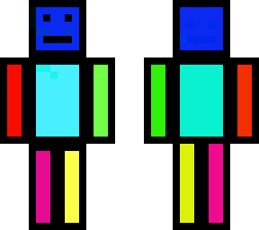rainbow skin