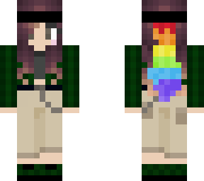 random rainbow hair