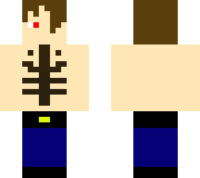 shirtless six-pack dude with a red eye!!!!!