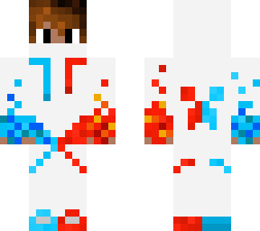white hoodie fire and ice