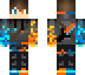 zachattach fire and ice boy with sword