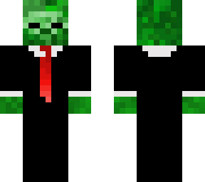 zombie in a suit.