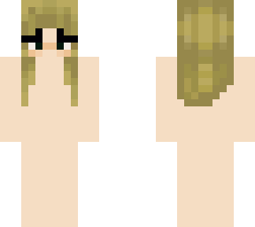 blank skin with blonde hair