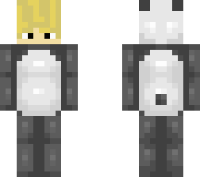 blonde panda