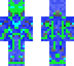 blue  man