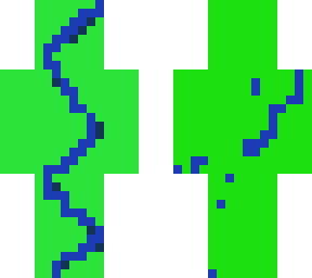 blue and green guy