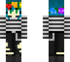 blue haired egirl