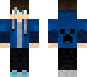 blue jacket boy