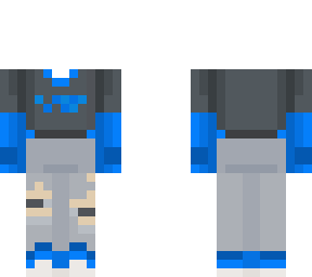 blue outfit  (this is my first skin)