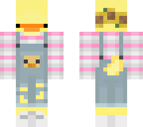 duck with overalls improved