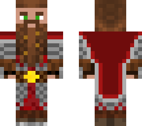 dwarf with red cape