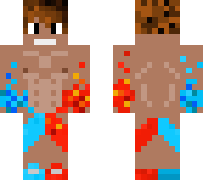 fire and water. (topless)