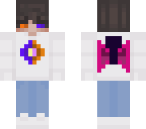 flower boy with butter fly on back