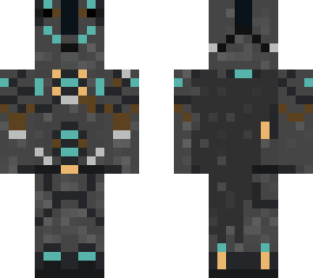 futuristic wolf knight
