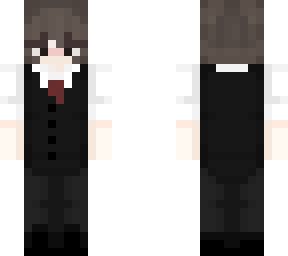 girl in a suit