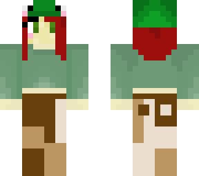 girl with frog hat