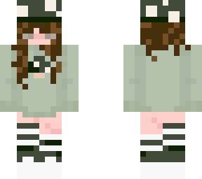 green mushroom girl