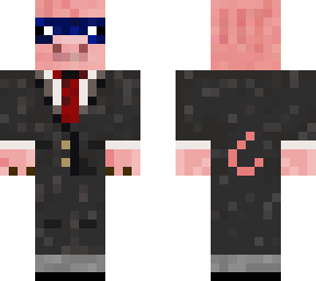hero pig in tux