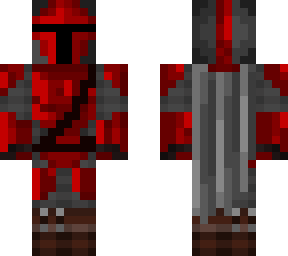 mandalorian in red armor