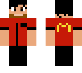 mcdonalds worker with nike shoes
