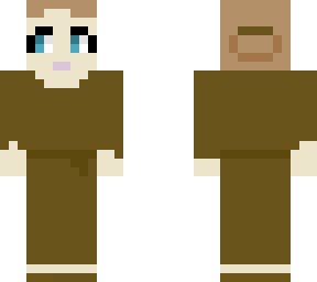 me in a brown outfit