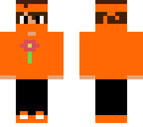 my orange ninja skin upgraded to a real ninja