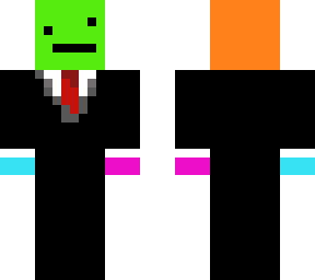 neon derpy suit guy
