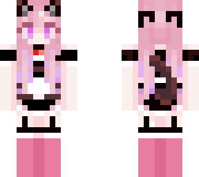 pastel cat-girl with maid dress! :dd