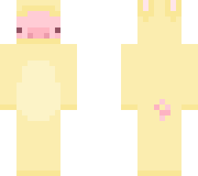pig in a bunny costume