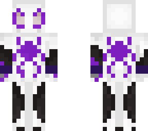 purple spiderman with arm thing