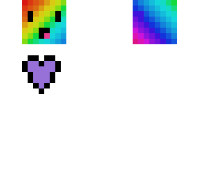 rainbow head
